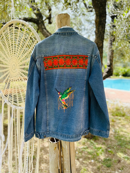 Giacca embrodery Colibrì