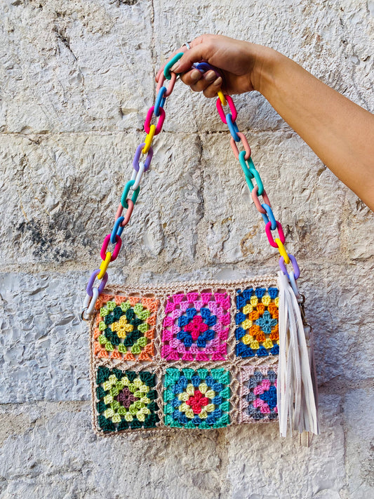 Pochette Crochet Crema